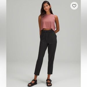 Lululemon Stretch High-Rise Pant 7/8 Length Black Size 2